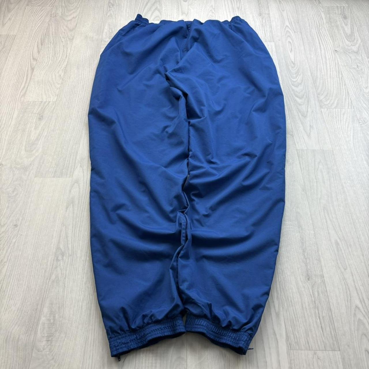 VINTAGE 90s UMBRO BAGGY TRACKSUIT BOTTOMS BLUE