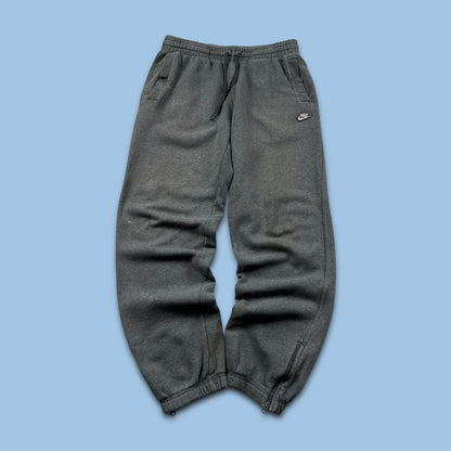 VINTAGE Y2K NIKE BAGGY COTTON SWEATPANTS CHARCOAL GREY