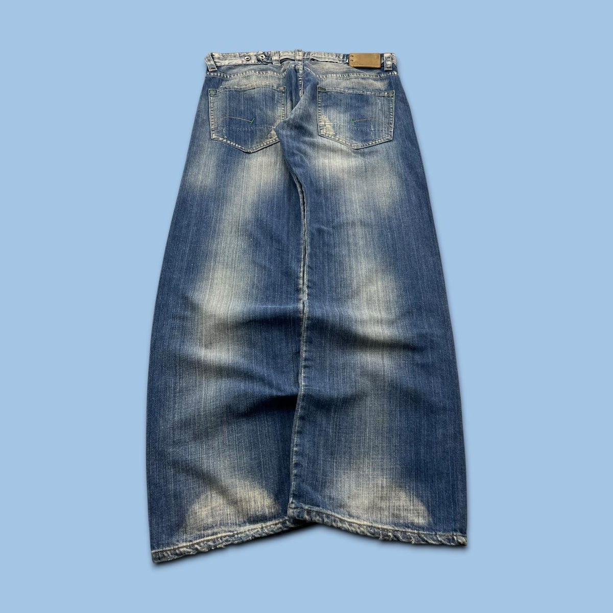 VINTAGE Y2K G STAR BAGGY JEANS BLUE