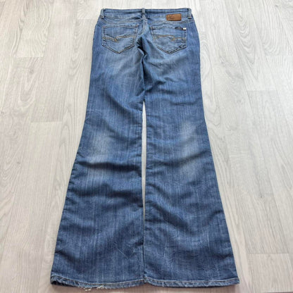 VINTAGE Y2K MAVI CATE LOW RISE SLIM BOOTCUT FLARED JEANS BLUE