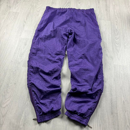 VINTAGE Y2K PUMA BAGGY TRACKSUIT BOTTOMS PURPLE