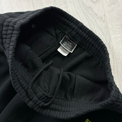 VINTAGE Y2K CHAMPION BAGGY COTTON SWEATPANTS BLACK