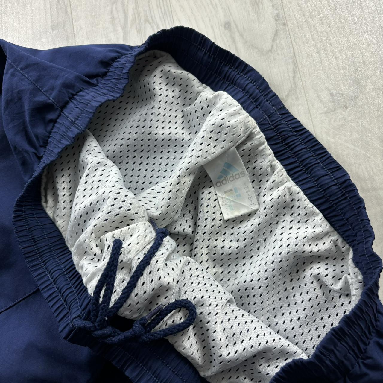 VINTAGE Y2K ADIDAS BAGGY TRACKSUIT BOTTOMS NAVY