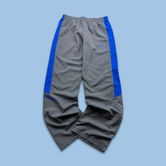 VINTAGE Y2K UNDER ARMOUR BAGGY TRACKSUIT BOTTOMS GREY