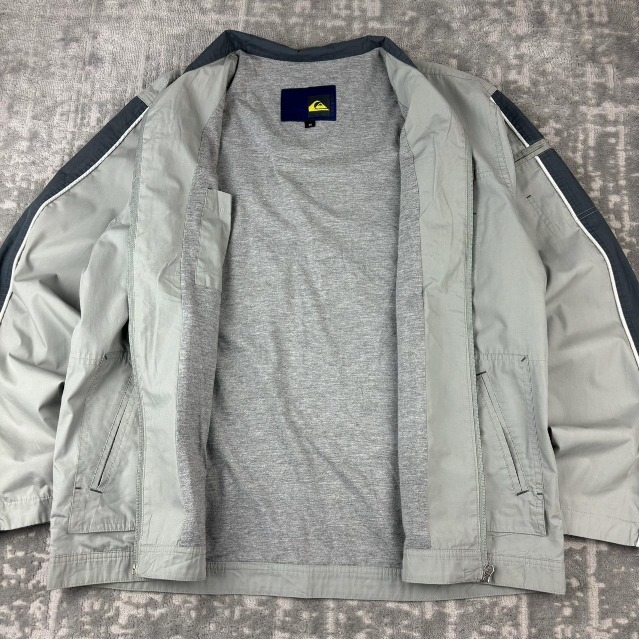 VINTAGE Y2K QUIKSILVER UTILITY JACKET GREY