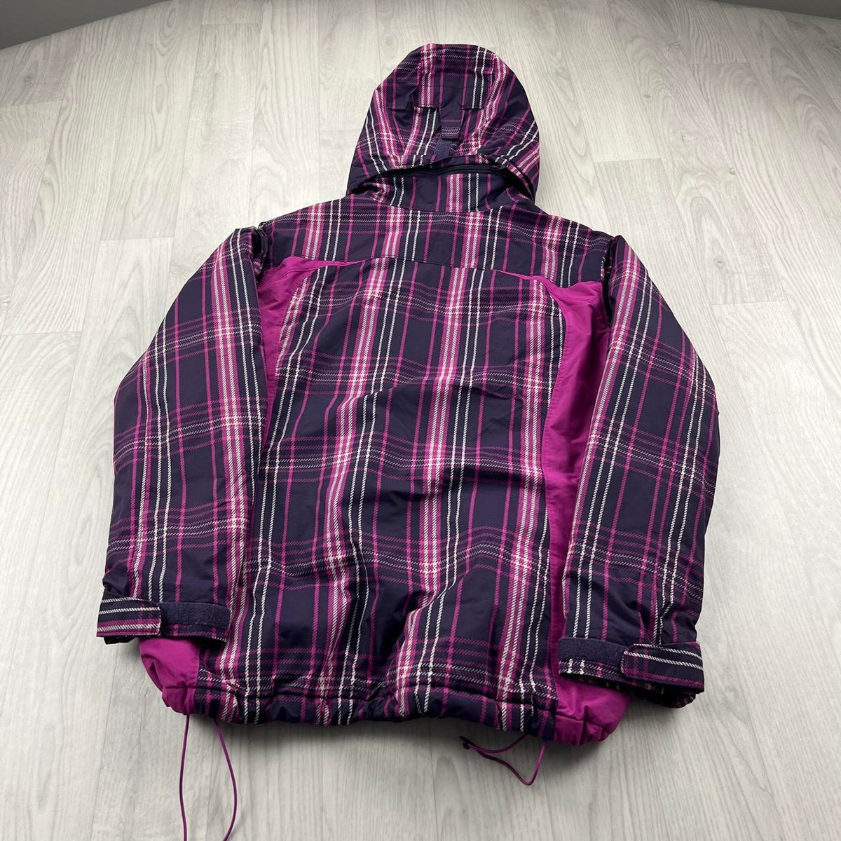 VINTAGE Y2K COLUMBIA TECHNICAL PLAID JACKET PURPLE