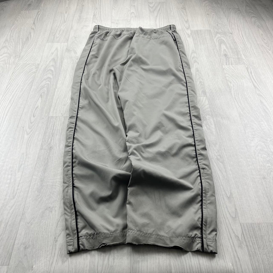 VINTAGE Y2K NIKE BAGGY TRACKSUIT BOTTOMS GREY