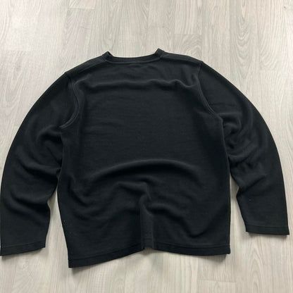 VINTAGE Y2K KICKERS KNITTED JUMPER BLACK