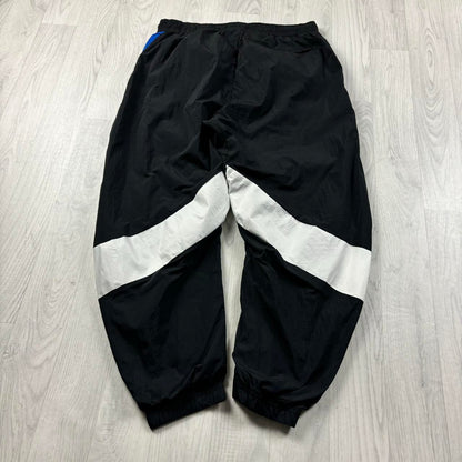 ADIDAS BAGGY TRACKSUIT BOTTOMS BLACK