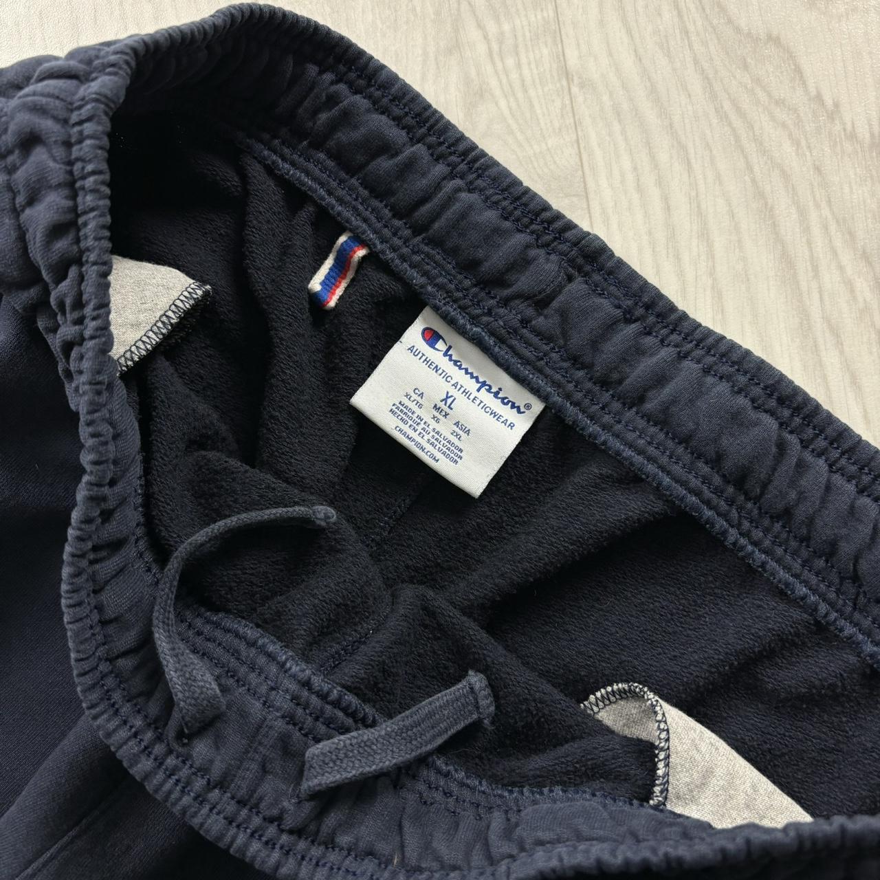 VINTAGE 00s CHAMPION BAGGY COTTON SWEATPANTS NAVY