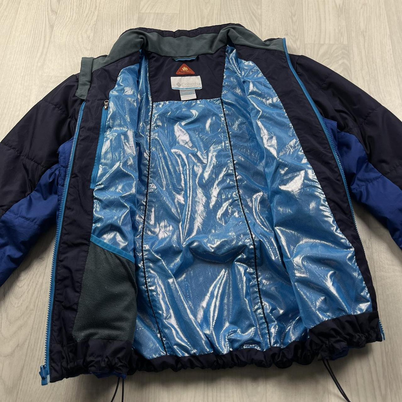 VINTAGE 00s COLUMBIA PUFFER TECHNICAL JACKET BLUE