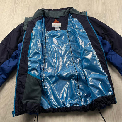 VINTAGE 00s COLUMBIA PUFFER TECHNICAL JACKET BLUE