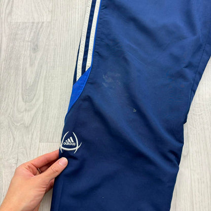VINTAGE Y2K ADIDAS BAGGY TRACKSUIT BOTTOMS NAVY