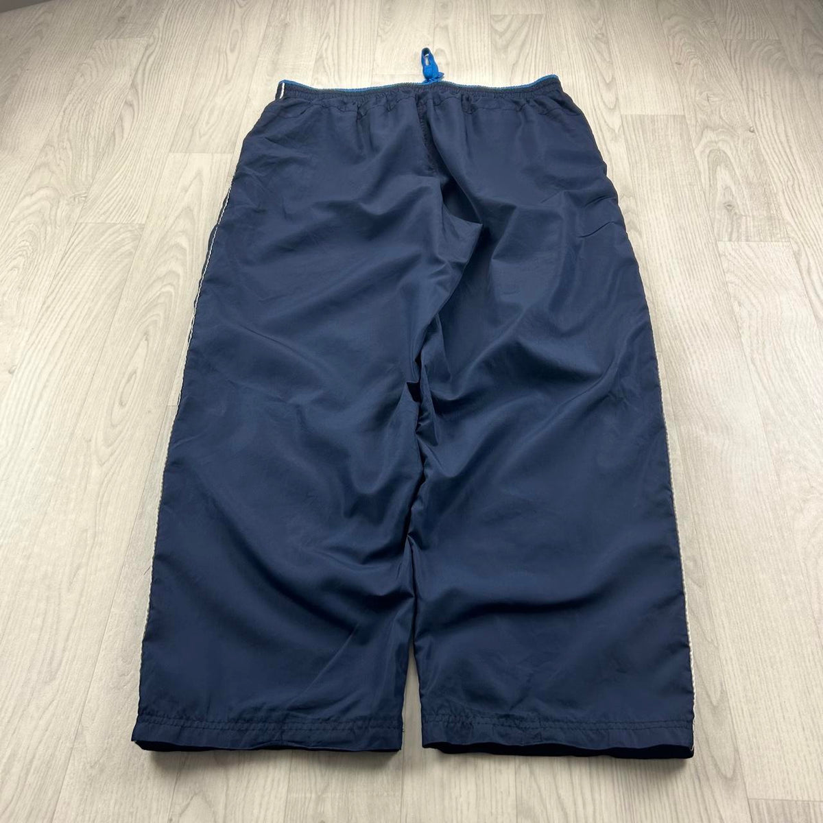 VINTAGE Y2K STARTER BAGGY TRACKSUIT BOTTOMS NAVY