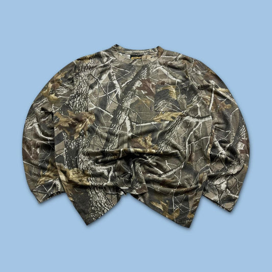 VINTAGE Y2K REALTREE LONG SLEEVE T SHIRT CAMO