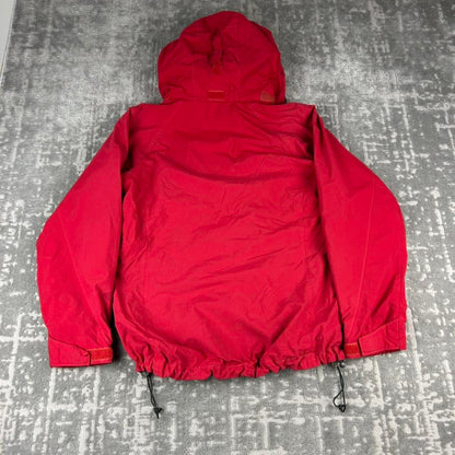 VINTAGE 00s COLUMBIA TECHNICAL HOODED UTILITY JACKET RED