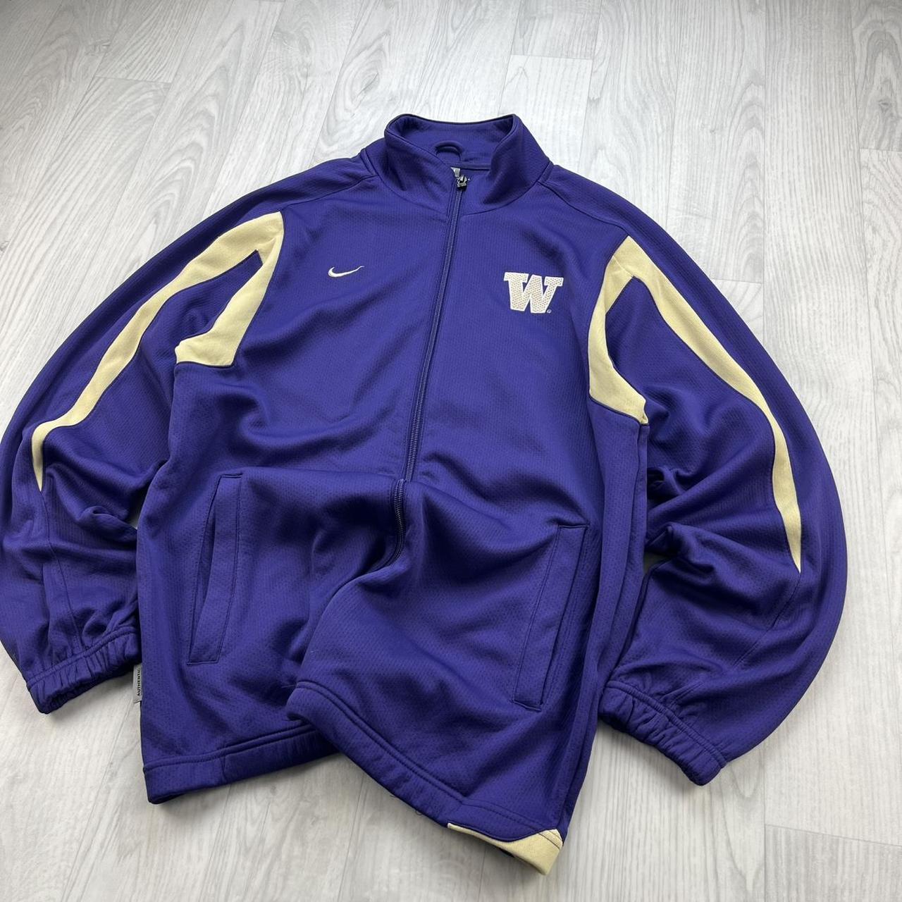 VINTAGE Y2K NIKE WASHINGTON TRACK JACKET PURPLE