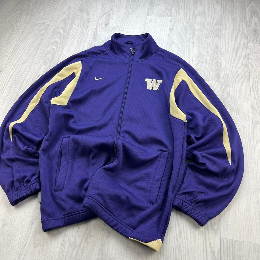 VINTAGE Y2K NIKE WASHINGTON TRACK JACKET PURPLE