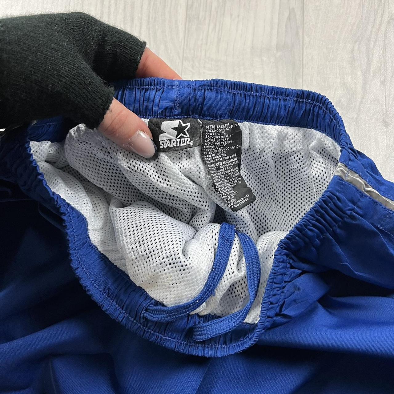 VINTAGE Y2K STARTER BAGGY TRACKSUIT BOTTOMS BLUE