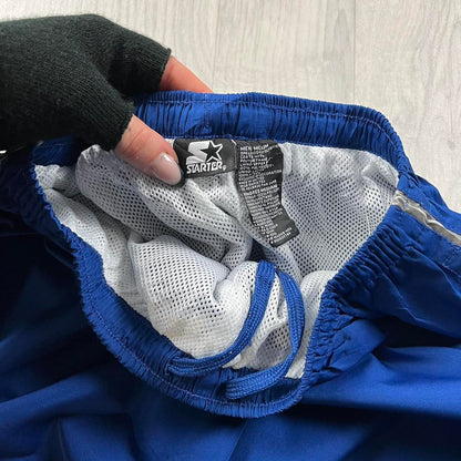VINTAGE Y2K STARTER BAGGY TRACKSUIT BOTTOMS BLUE