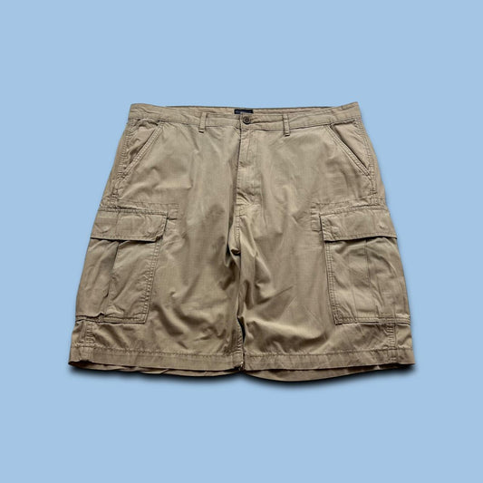 VINTAGE Y2K LEVIS BAGGY CARGO SHORTS BEIGE