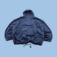 VINTAGE Y2K GAP QUARTER ZIP PULLOVER JACKET NAVY BLUE