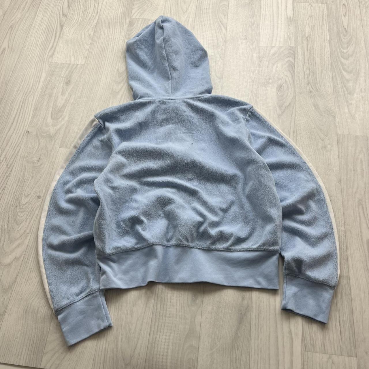 VINTAGE Y2K REEBOK ZIP HOODIE BABY BLUE