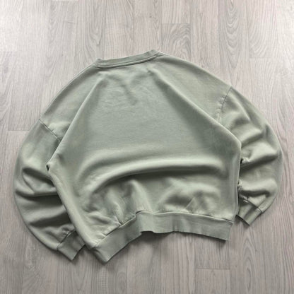 VINTAGE Y2K RUSSELL ATHLETIC SPELL OUT SWEATSHIRT PASTEL GREEN