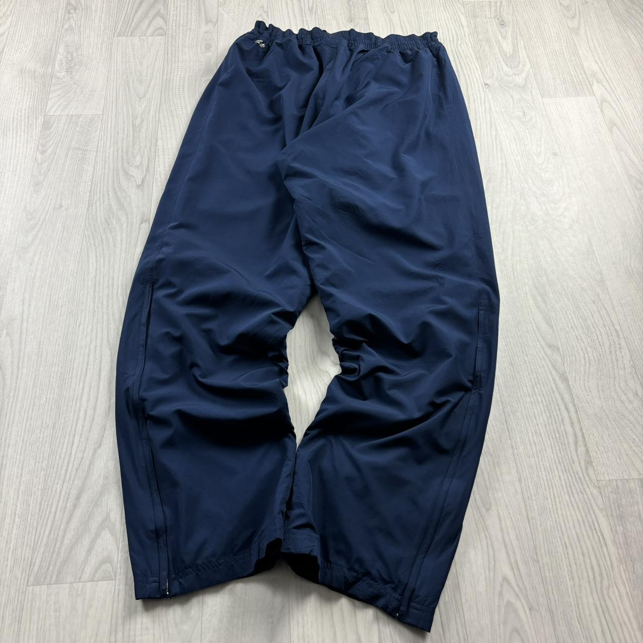 VINTAGE Y2K ADIDAS BAGGY TRACKSUIT BOTTOMS NAVY