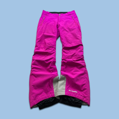 VINTAGE Y2K COLUMBIA LOW RISE BAGGY SKI PANTS SALOPETTES PINK