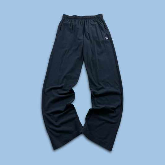 VINTAGE 00s CHAMPION STRAIGHT LEG LIGHTWEIGHT SWEATPANTS NAVY