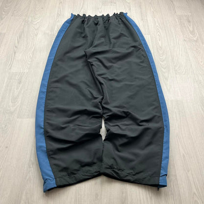 VINTAGE Y2K NIKE BAGGY WIDE LEG TRACKSUIT BOTTOMS GREY