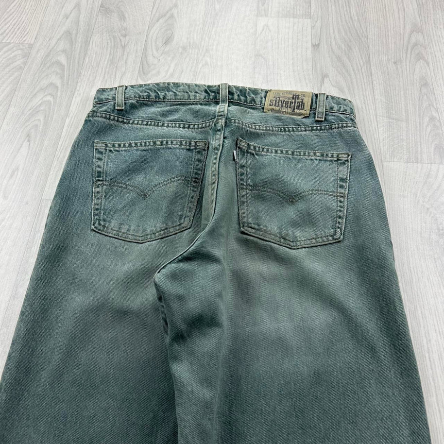 VINTAGE 00s LEVIS SILVER TAB JEANS BLUE