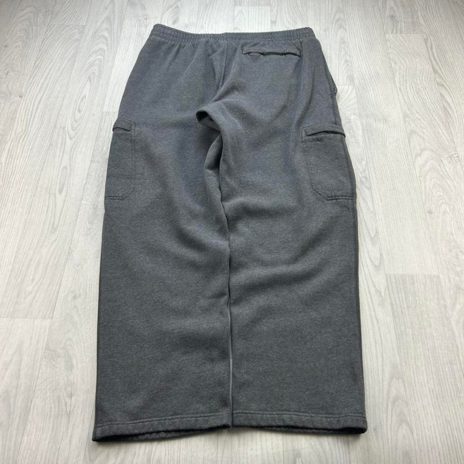 VINTAGE Y2K NIKE BAGGY COTTON SWEATPANTS CHARCOAL GREY
