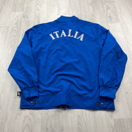 VINTAGE Y2K PUMA ITALY FOOTBALL TRACK JACKET BLUE