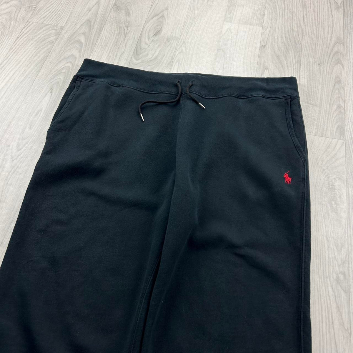 VINTAGE 00s RALPH LAUREN BAGGY COTTON SWEATPANTS BLACK