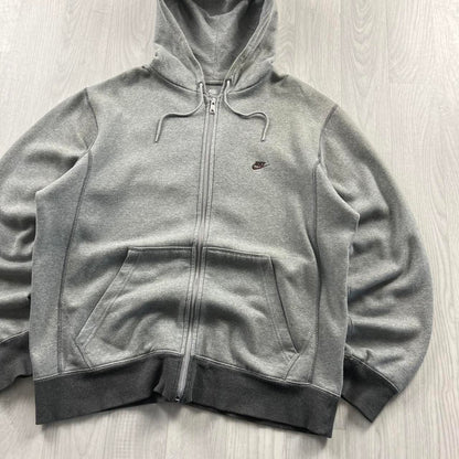 VINTAGE Y2K NIKE ZIP HOODIE GREY