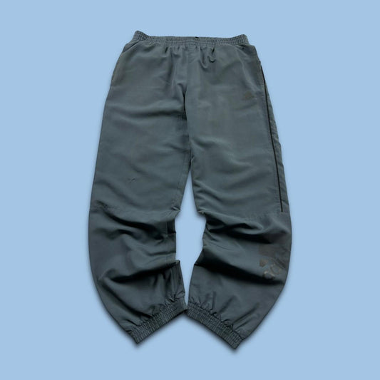 VINTAGE Y2K ADIDAS BAGGY TRACKSUIT BOTTOMS GREY