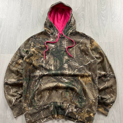 VINTAGE REALTREE HOODIE CAMO PINK