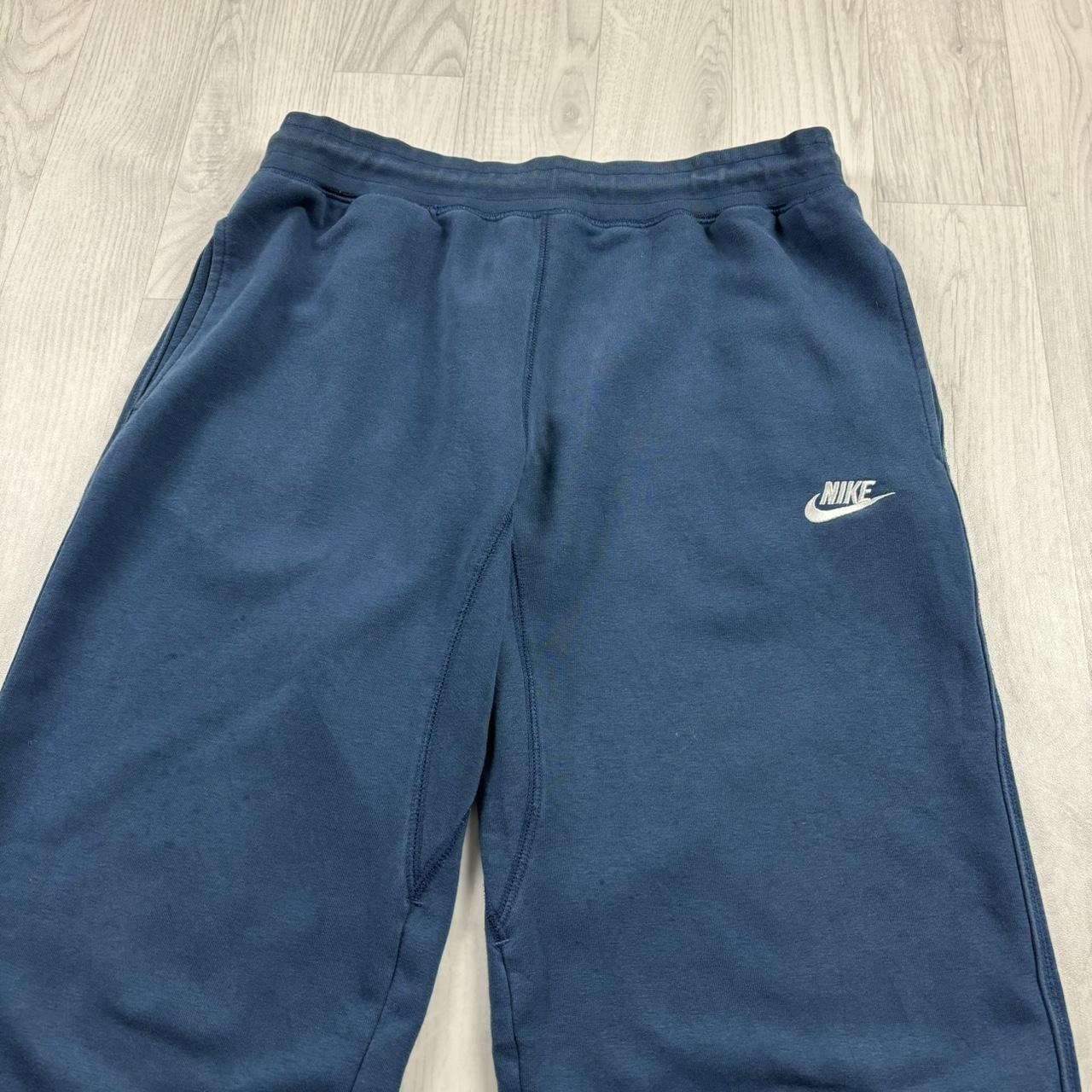 VINTAGE 00s NIKE BAGGY COTTON SWEATPANTS BLUE