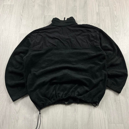 VINTAGE Y2K COLUMBIA ZIP UP TECHNICAL FLEECE BLACK