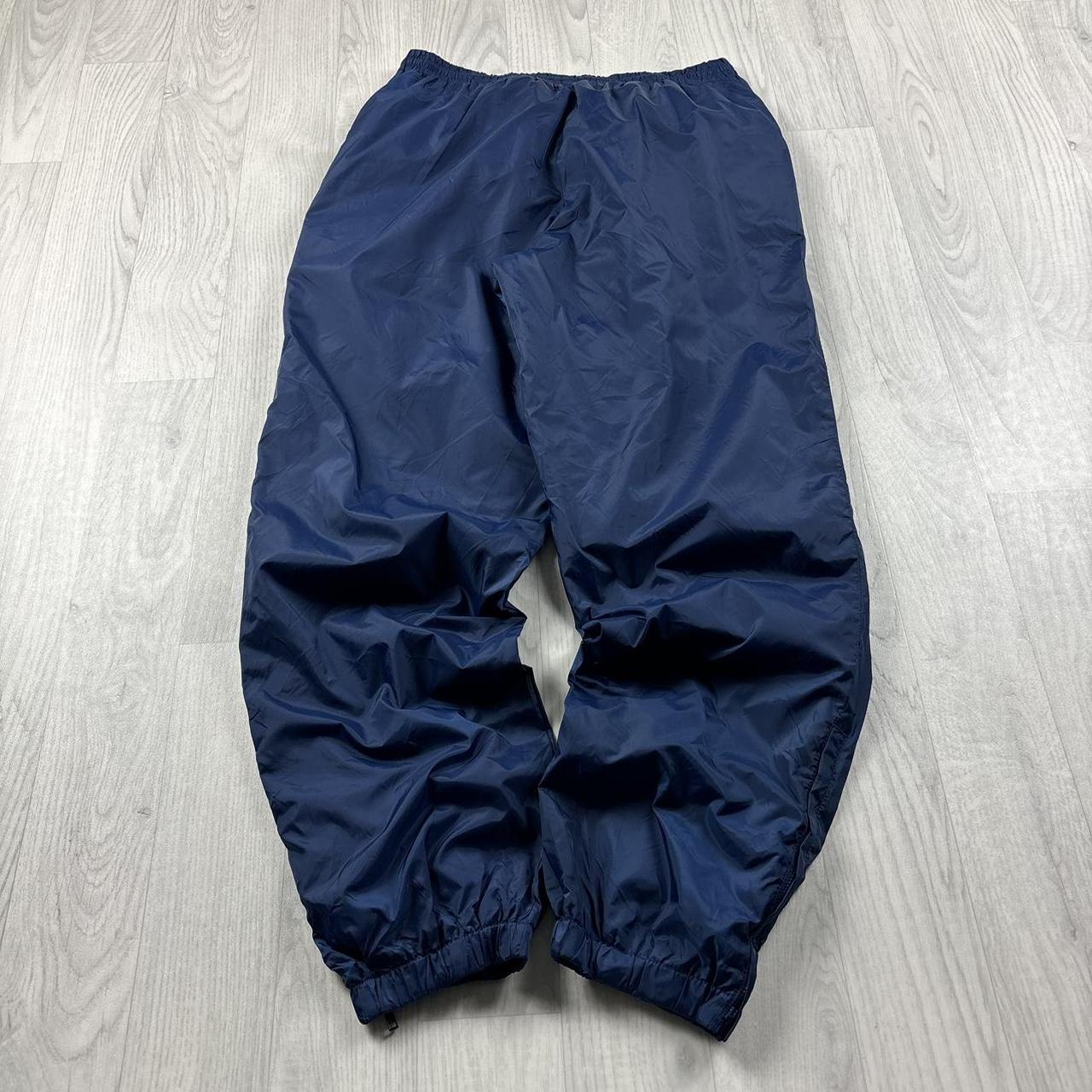 VINTAGE Y2K FILA BAGGY TRACKSUIT BOTTOMS NAVY BLUE