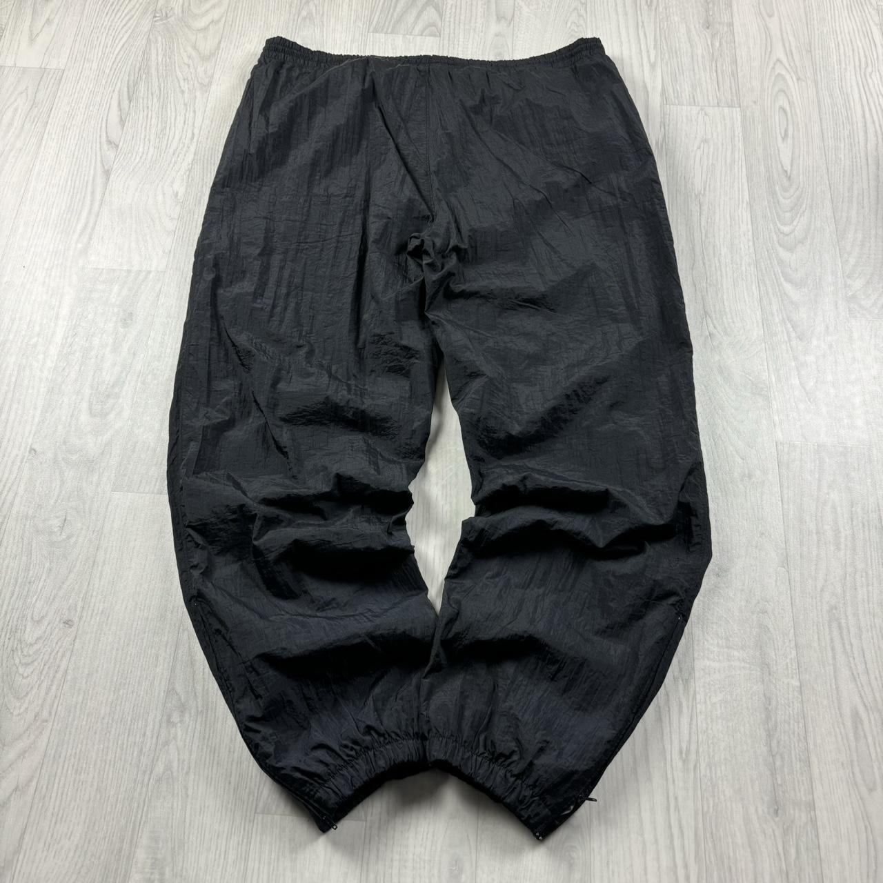 VINTAGE 90s PUMA BAGGY TRACKSUIT BOTTOMS BLACK