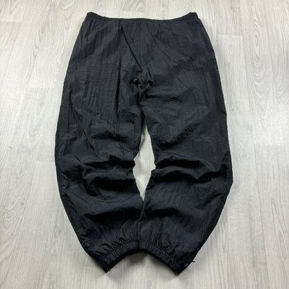VINTAGE 90s PUMA BAGGY TRACKSUIT BOTTOMS BLACK