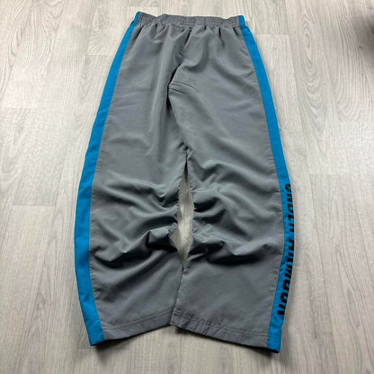 VINTAGE Y2K UNDER ARMOUR BAGGY TRACKSUIT BOTTOMS GREY