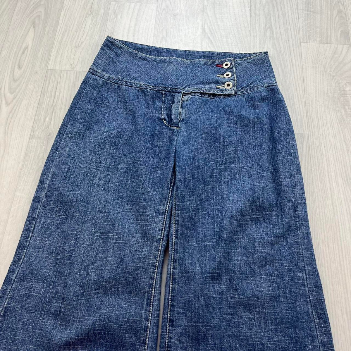 VINTAGE Y2K TOMMY HILFIGER LOW RISE FLARED JEANS BLUE