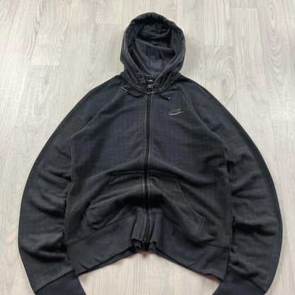 VINTAGE Y2K NIKE ZIP HOODIE BLACK
