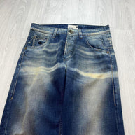 VINTAGE Y2K ENERGIE RULY BAGGY STRAIGHT LEG FADED JEANS BLUE
