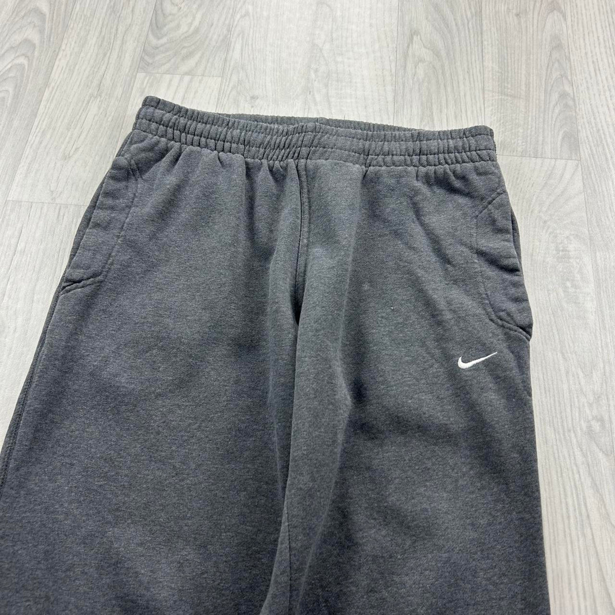 VINTAGE Y2K NIKE BAGGY COTTON SWEATPANTS GREY