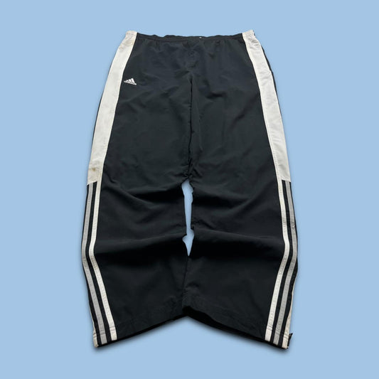 VINTAGE Y2K ADIDAS BAGGY TRACKSUIT BOTTOMS BLACK